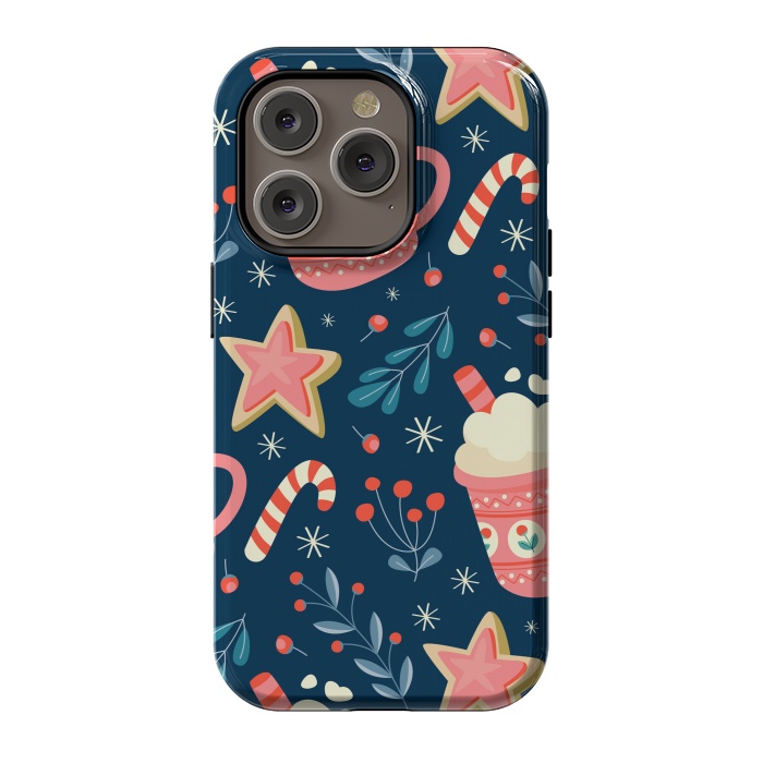 iPhone 14 Pro StrongFit Cute Christmas Pattern VI by ArtsCase
