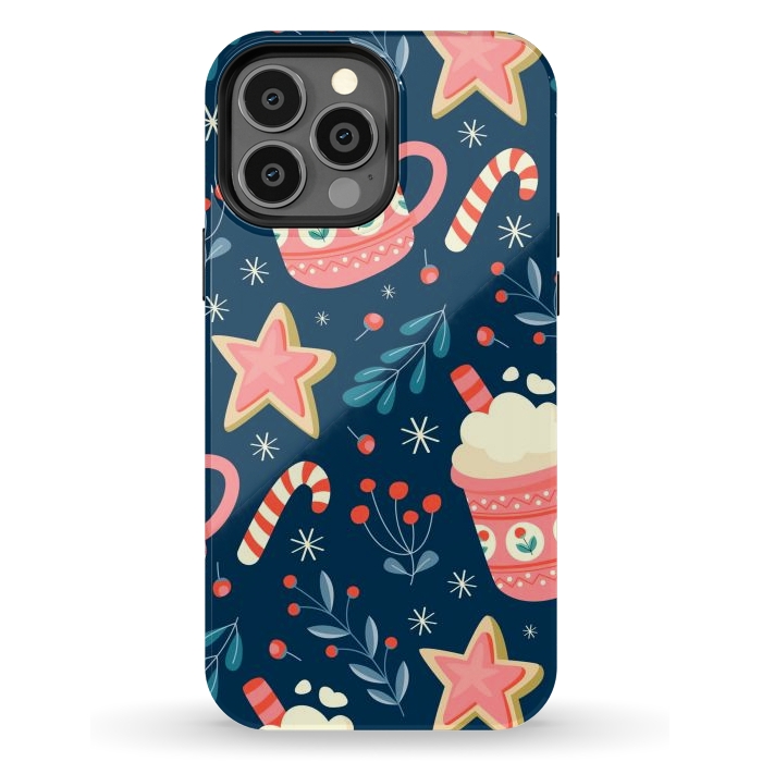 iPhone 13 Pro Max StrongFit Cute Christmas Pattern VI by ArtsCase