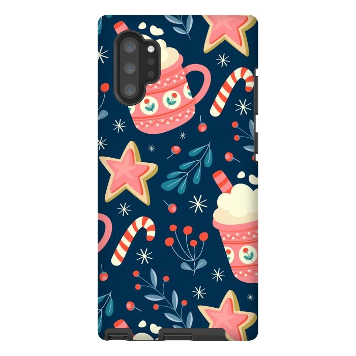 Galaxy Note 10 plus StrongFit Cute Christmas Pattern VI by ArtsCase