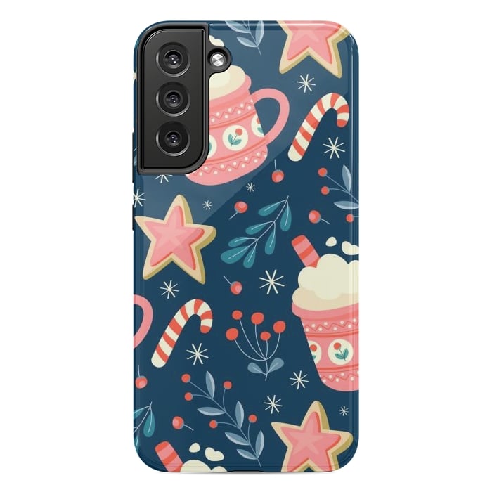 Galaxy S22 plus StrongFit Cute Christmas Pattern VI by ArtsCase