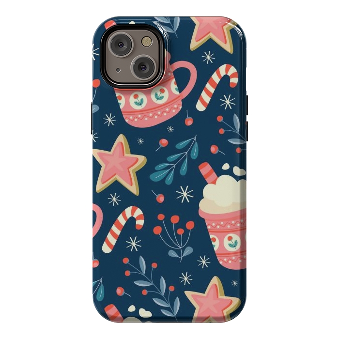 iPhone 14 Plus StrongFit Cute Christmas Pattern VI by ArtsCase