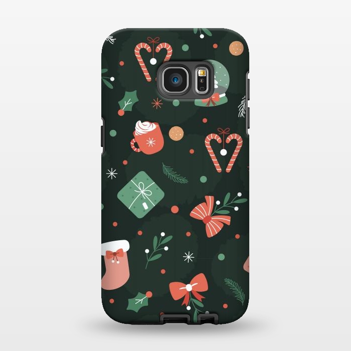 Galaxy S7 EDGE StrongFit Happy Christmas 0 by ArtsCase