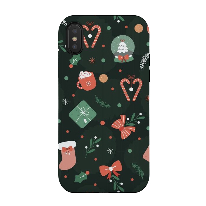 iPhone Xs / X StrongFit Happy Christmas 0 by ArtsCase
