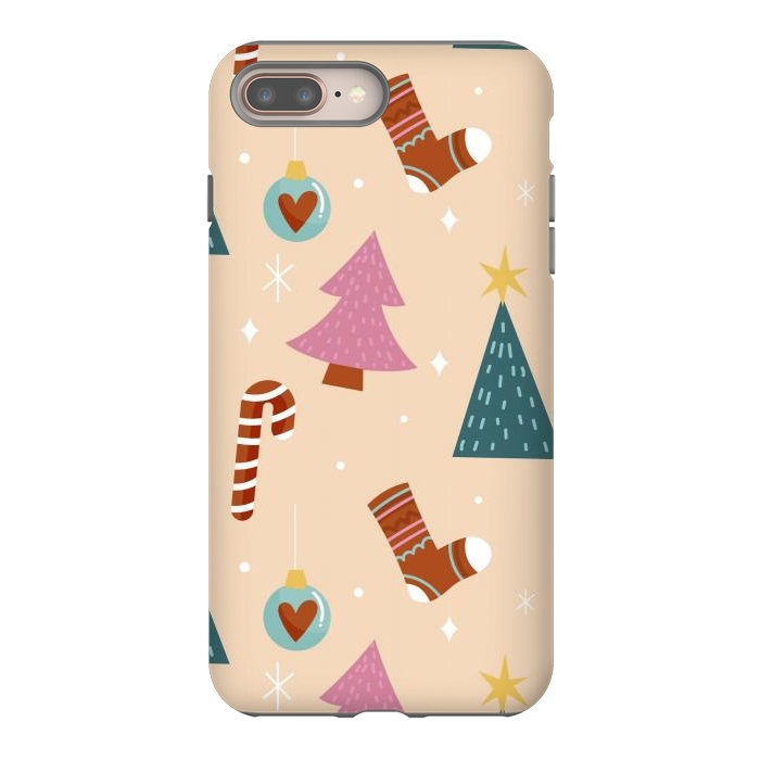 iPhone 7 plus StrongFit Original Pattern in Christmas by ArtsCase