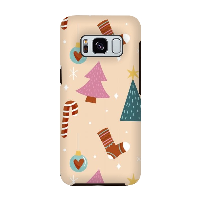 Galaxy S8 StrongFit Original Pattern in Christmas by ArtsCase