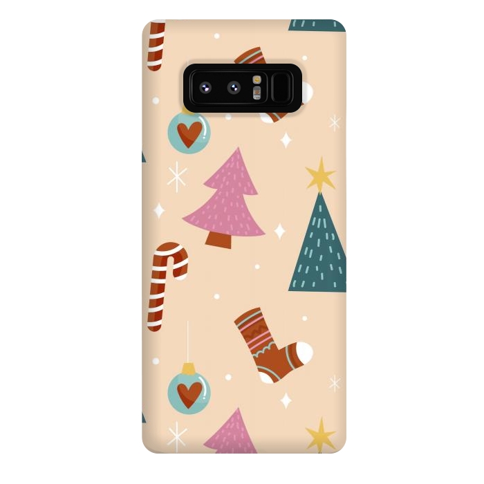 Galaxy Note 8 StrongFit Original Pattern in Christmas by ArtsCase