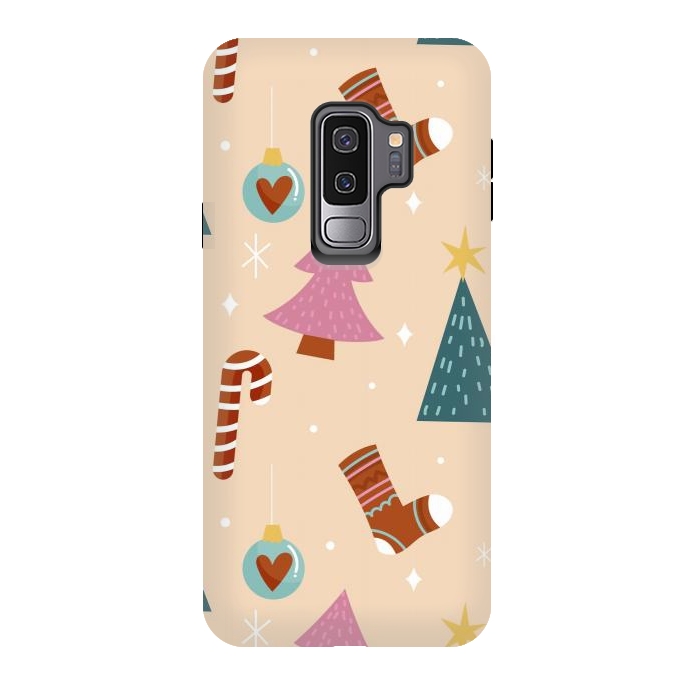 Galaxy S9 plus StrongFit Original Pattern in Christmas by ArtsCase
