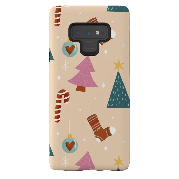Galaxy Note 9 StrongFit Original Pattern in Christmas by ArtsCase