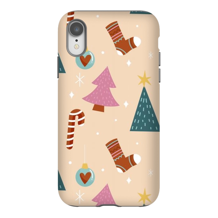 iPhone Xr StrongFit Original Pattern in Christmas by ArtsCase