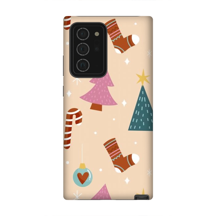 Galaxy Note 20 Ultra StrongFit Original Pattern in Christmas by ArtsCase