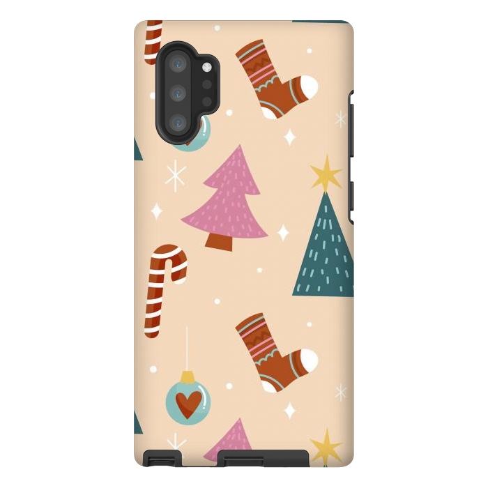 Galaxy Note 10 plus StrongFit Original Pattern in Christmas by ArtsCase