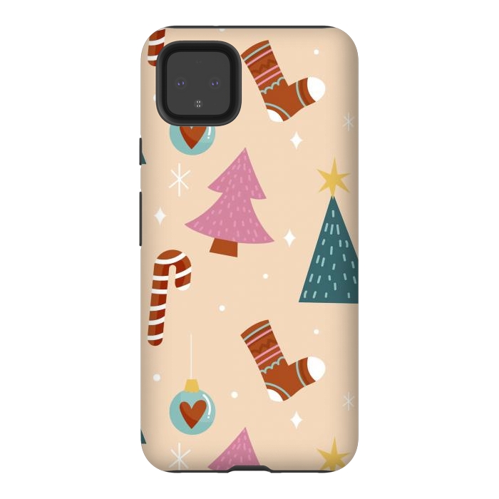Pixel 4XL StrongFit Original Pattern in Christmas by ArtsCase