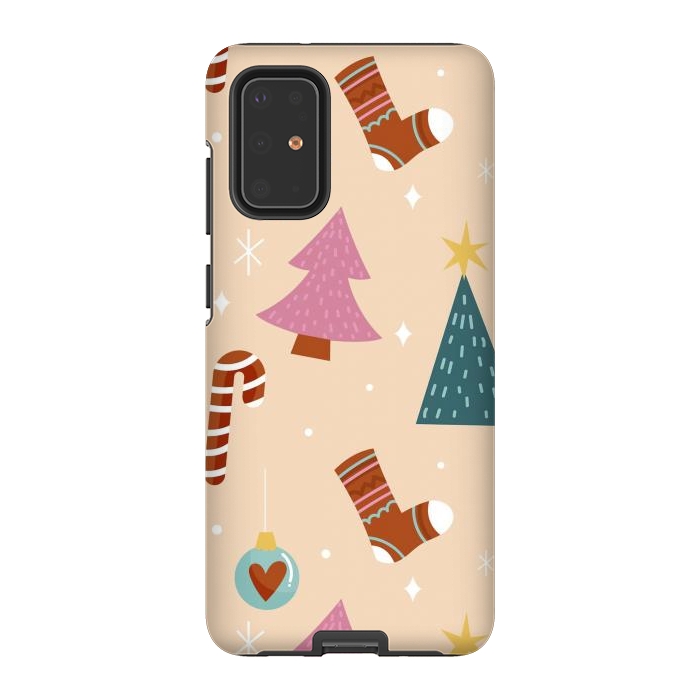 Galaxy S20 Plus StrongFit Original Pattern in Christmas by ArtsCase