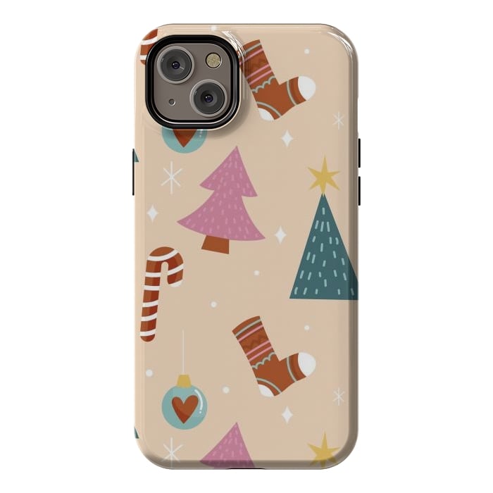 iPhone 14 Plus StrongFit Original Pattern in Christmas by ArtsCase