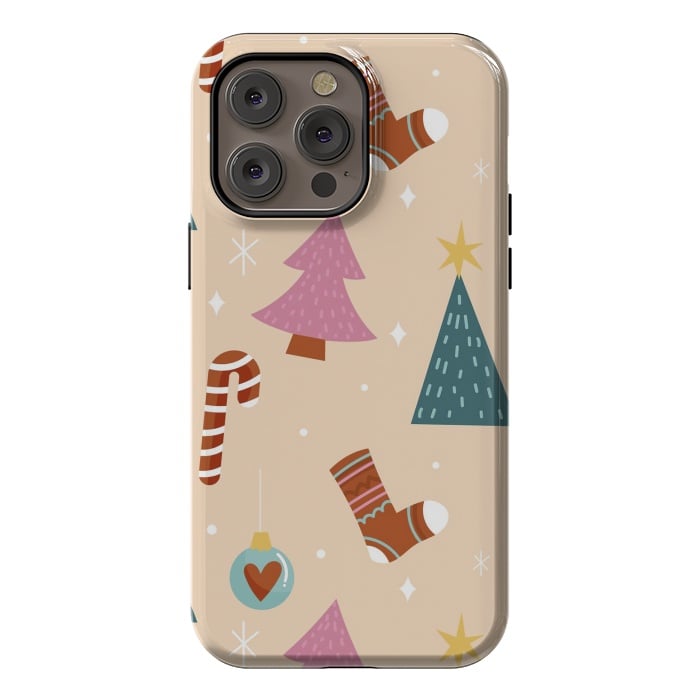 iPhone 14 Pro max StrongFit Original Pattern in Christmas by ArtsCase