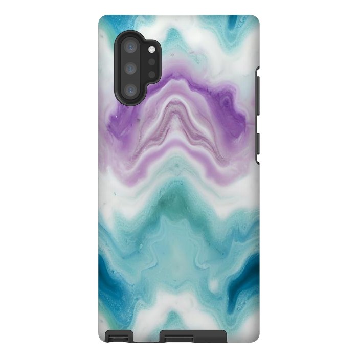 Galaxy Note 10 plus StrongFit Wavy marble  by Winston