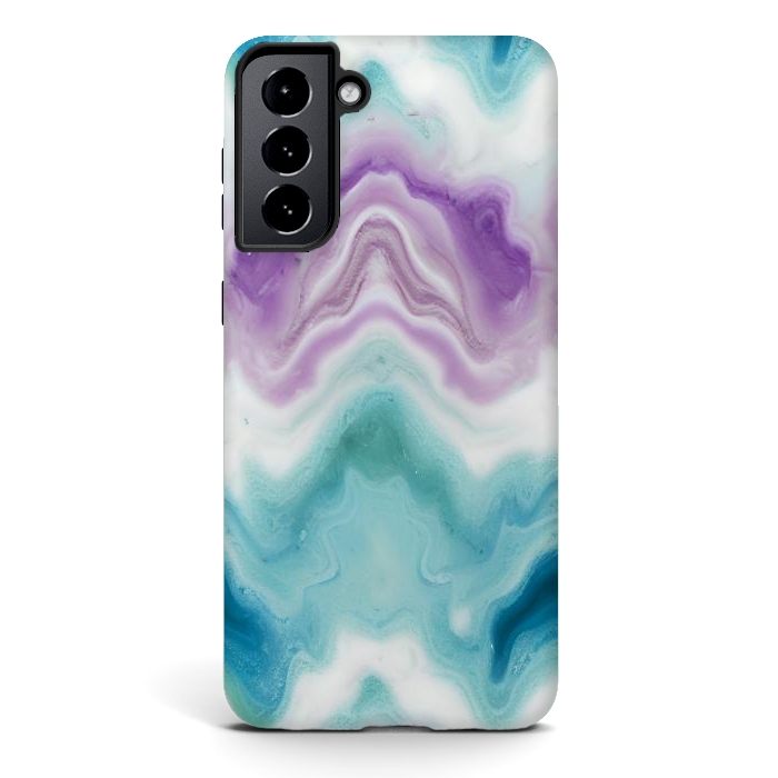 Galaxy S21 plus StrongFit Wavy marble  by Winston