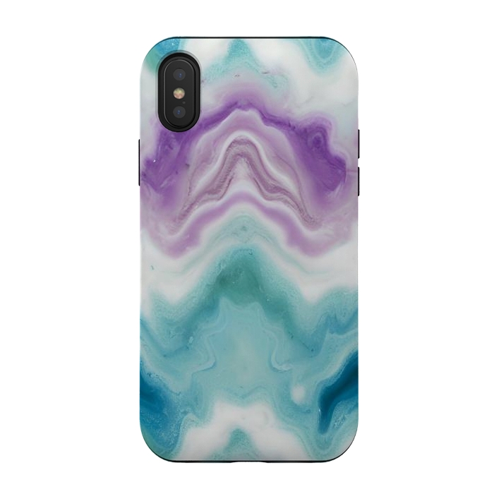 iPhone Xs / X StrongFit Wavy marble  by Winston