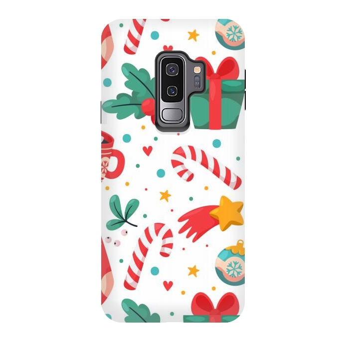 Galaxy S9 plus StrongFit Christmas Pattern by ArtsCase