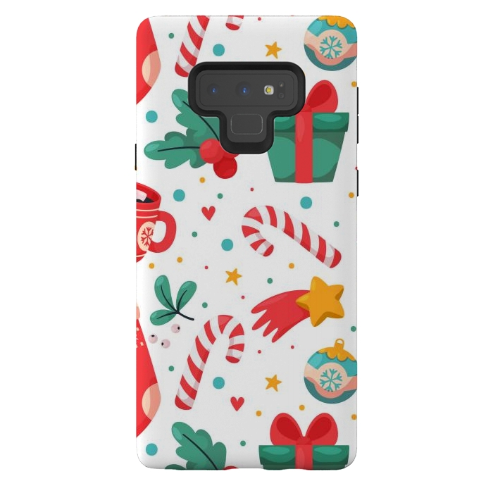 Galaxy Note 9 StrongFit Christmas Pattern by ArtsCase