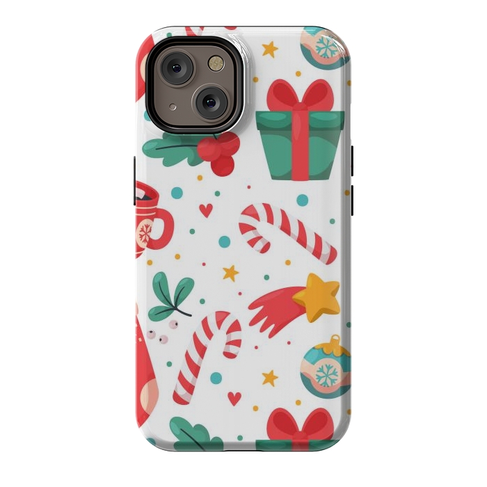 iPhone 14 StrongFit Christmas Pattern by ArtsCase