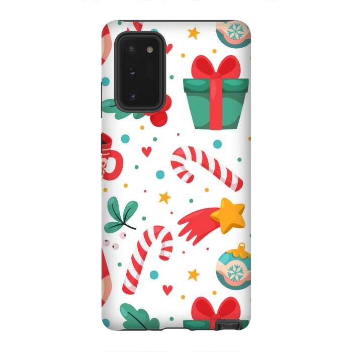 Galaxy Note 20 StrongFit Christmas Pattern by ArtsCase