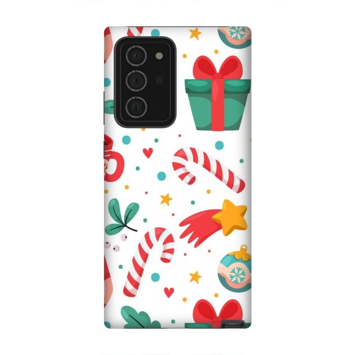 Galaxy Note 20 Ultra StrongFit Christmas Pattern by ArtsCase