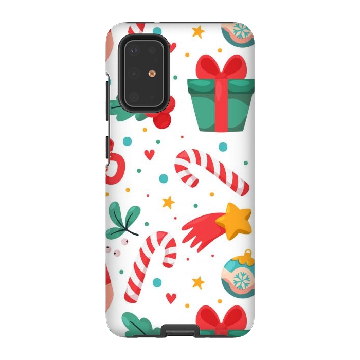 Galaxy S20 Plus StrongFit Christmas Pattern by ArtsCase