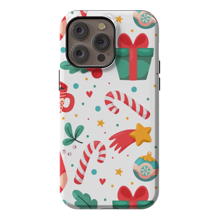 iPhone 14 Pro max StrongFit Christmas Pattern by ArtsCase