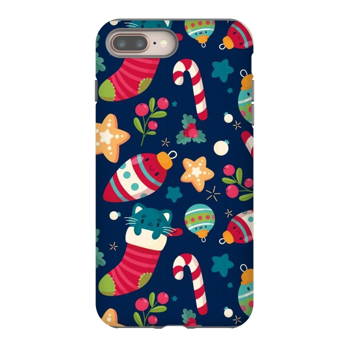 iPhone 8 plus StrongFit A Cat in Christmas by ArtsCase