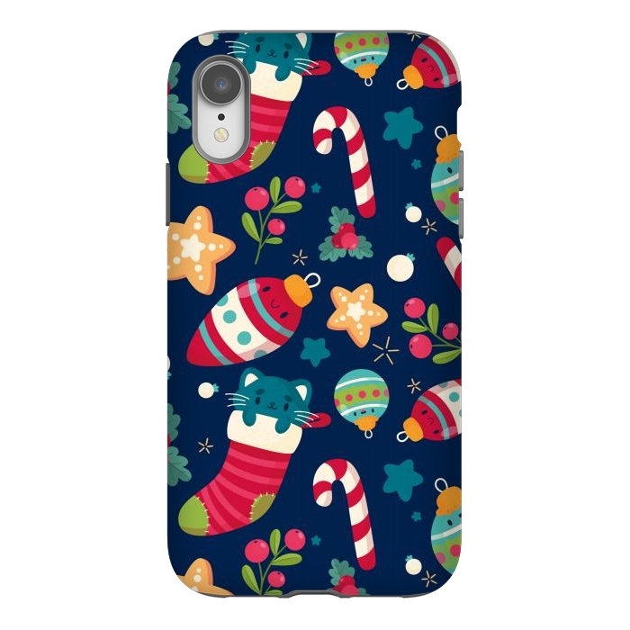 iPhone Xr StrongFit A Cat in Christmas by ArtsCase