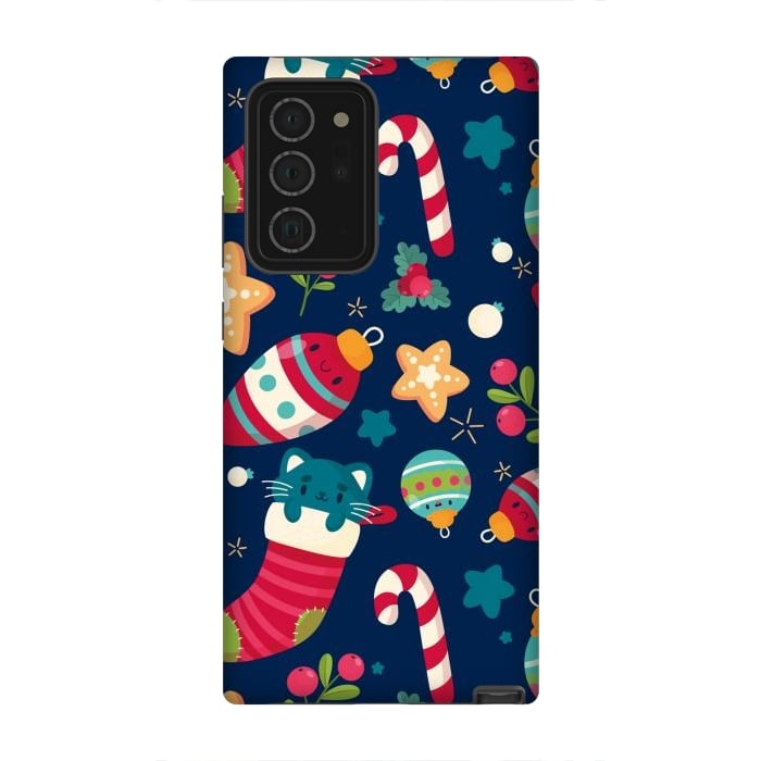 Galaxy Note 20 Ultra StrongFit A Cat in Christmas by ArtsCase