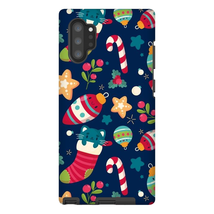 Galaxy Note 10 plus StrongFit A Cat in Christmas by ArtsCase