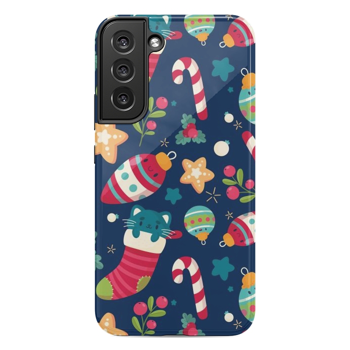 Galaxy S22 plus StrongFit A Cat in Christmas by ArtsCase