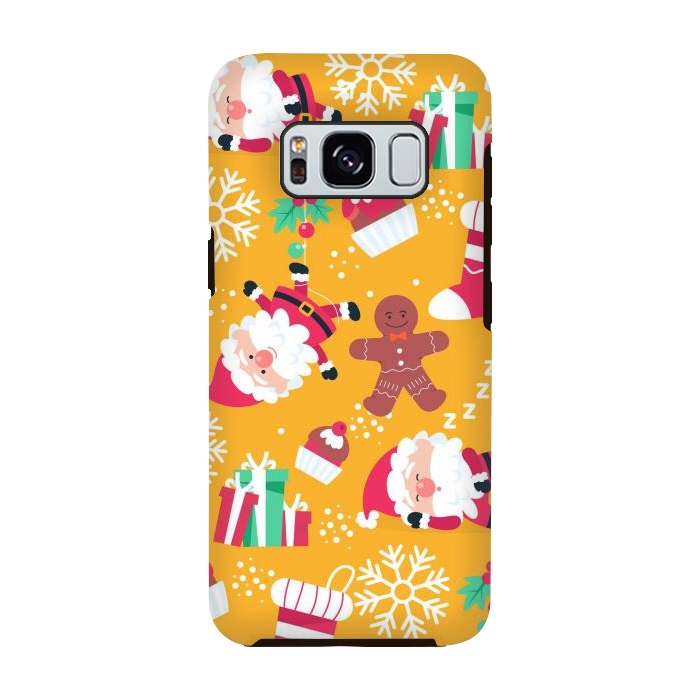 Galaxy S8 StrongFit Cute Pattern for Christmas  by ArtsCase