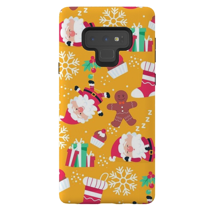 Galaxy Note 9 StrongFit Cute Pattern for Christmas  by ArtsCase
