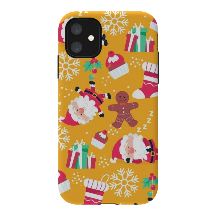 iPhone 11 StrongFit Cute Pattern for Christmas  by ArtsCase