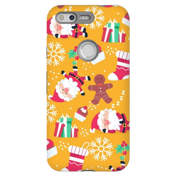 Pixel StrongFit Cute Pattern for Christmas  by ArtsCase