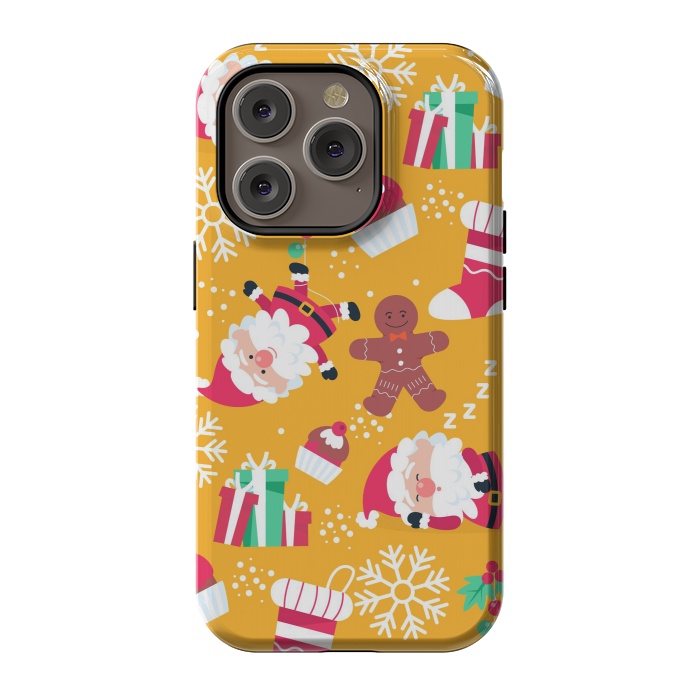 iPhone 14 Pro StrongFit Cute Pattern for Christmas  by ArtsCase