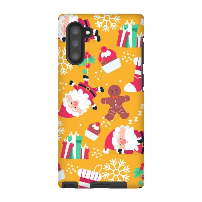 Galaxy Note 10 StrongFit Cute Pattern for Christmas  by ArtsCase