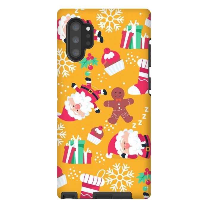 Galaxy Note 10 plus StrongFit Cute Pattern for Christmas  by ArtsCase