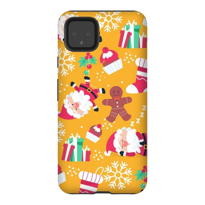 Pixel 4XL StrongFit Cute Pattern for Christmas  by ArtsCase