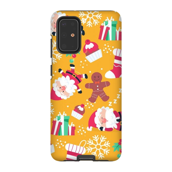 Galaxy S20 Plus StrongFit Cute Pattern for Christmas  by ArtsCase