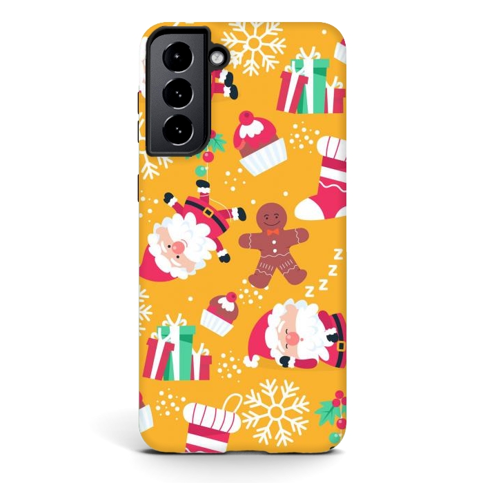 Galaxy S21 StrongFit Cute Pattern for Christmas  by ArtsCase