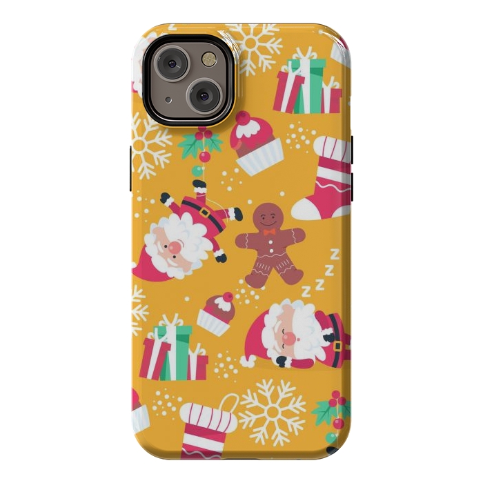 iPhone 14 Plus StrongFit Cute Pattern for Christmas  by ArtsCase