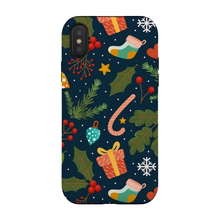 iPhone Xs / X StrongFit Symbols for Christmas by ArtsCase