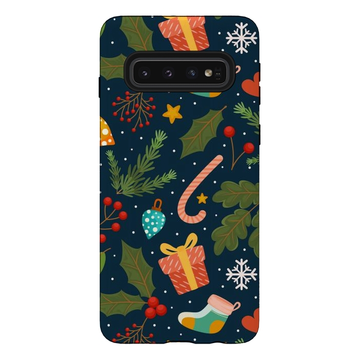 Galaxy S10 StrongFit Symbols for Christmas by ArtsCase