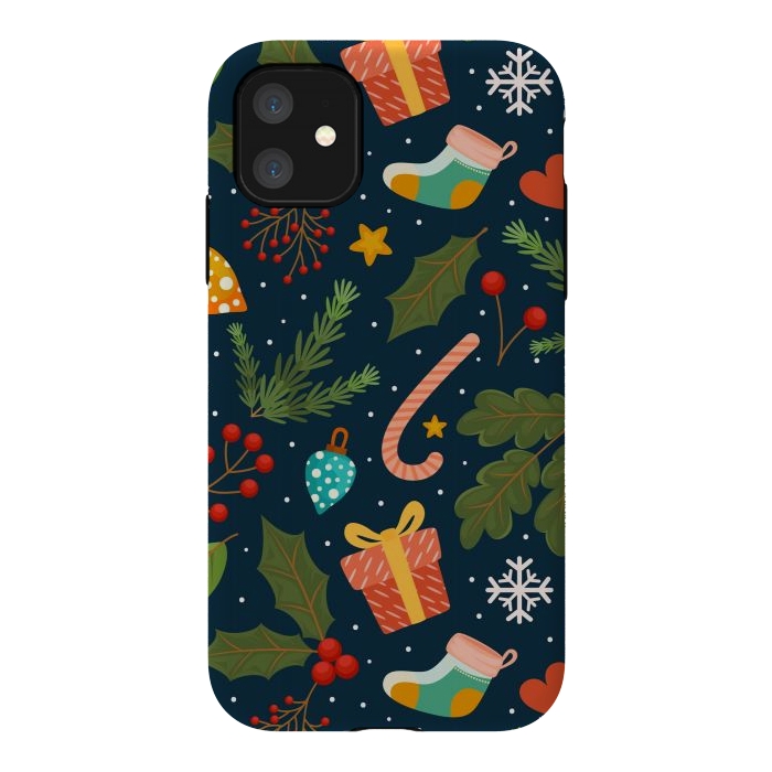 iPhone 11 StrongFit Symbols for Christmas by ArtsCase