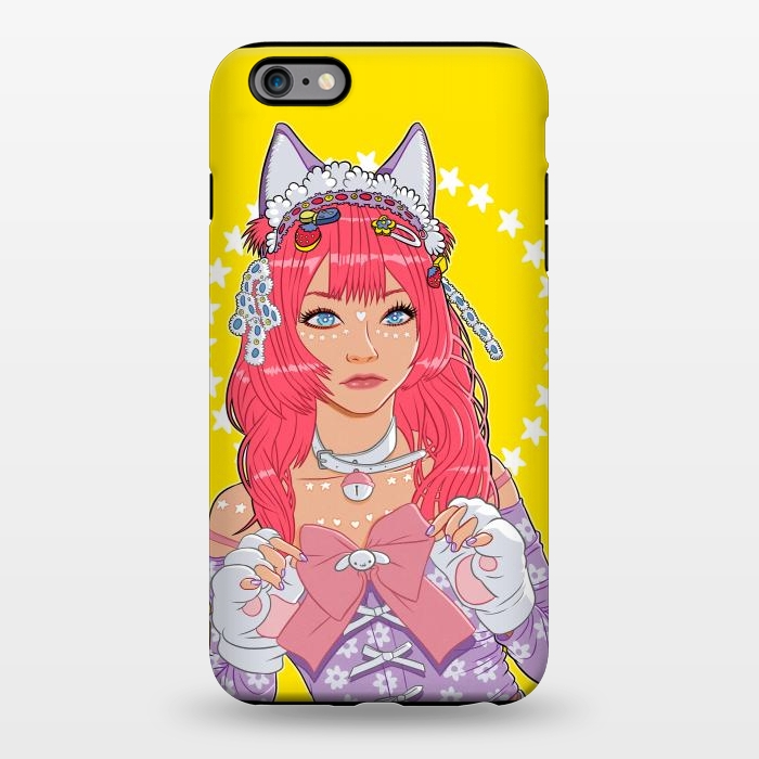 iPhone 6/6s plus StrongFit Kawaii Girl by Alberto