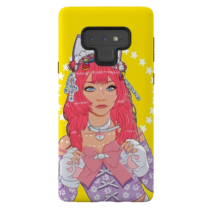 Galaxy Note 9 StrongFit Kawaii Girl by Alberto